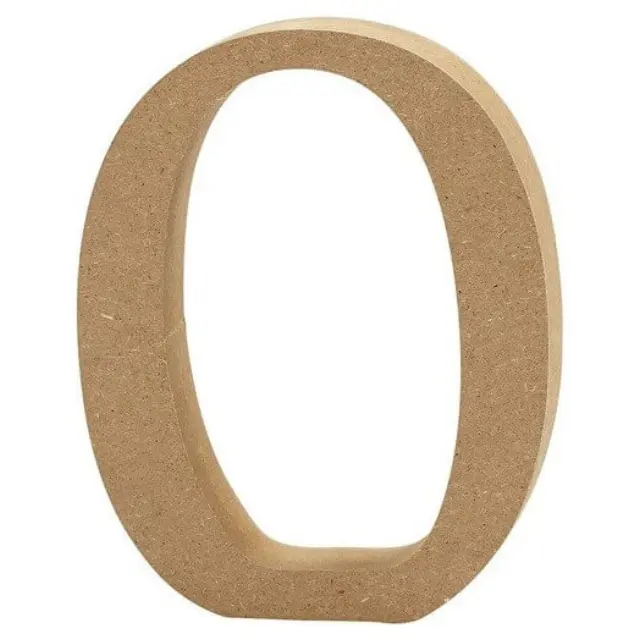 Γράμμα βάσης Mdf 13cm, πάχος 2cm - O