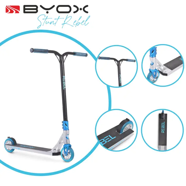 BYOX - Stunt scooter Rebel blue - 3800146227135