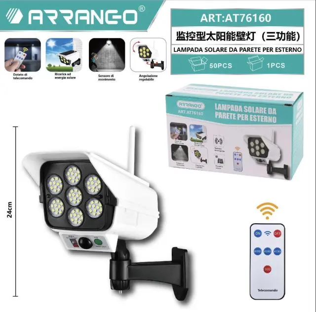 ARRANGO AT76160 ΗΛΙΑΚΟ ΦΩΤΙΣΤΙΚΟ ΤΟΙΧΟΥ 2