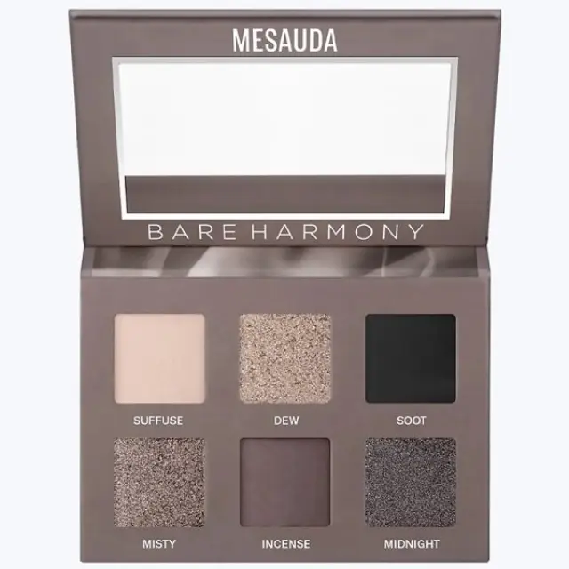 Mesauda Milano Bare Harmony 2.0 Παλέτα με Σκιές Ματιών 6γρ 202 Deep Smoky