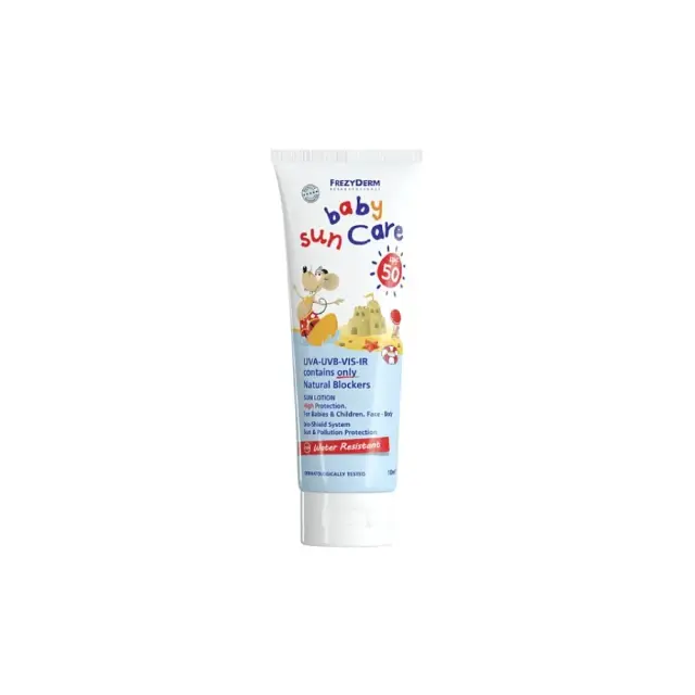 Frezyderm BABY SUN CARE SPF 50 - Βρεφικό Αντηλιακό Γαλάκτωμα Υψηλής Προστασίας μόνο με Φυσικά Φίλτρα, 100ml