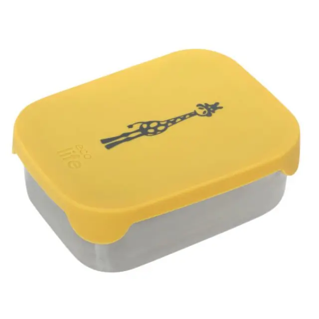 Eco Life Φαγητοδοχείο Ανοξείδωτο Με Χώρισμα 800ml Giraffe 33-FC-9089