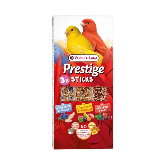 Versele Laga Prestige Sticks Canaries Triple Variety 3x30gr