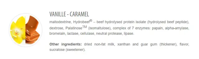 Extrifit Beefmass vanilla-caramel, 3000-g 3