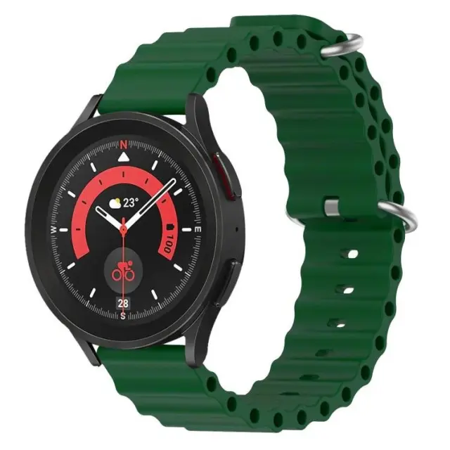 Ocean Style Λουράκι για Smartwatch 22mm-Grass Green OEM