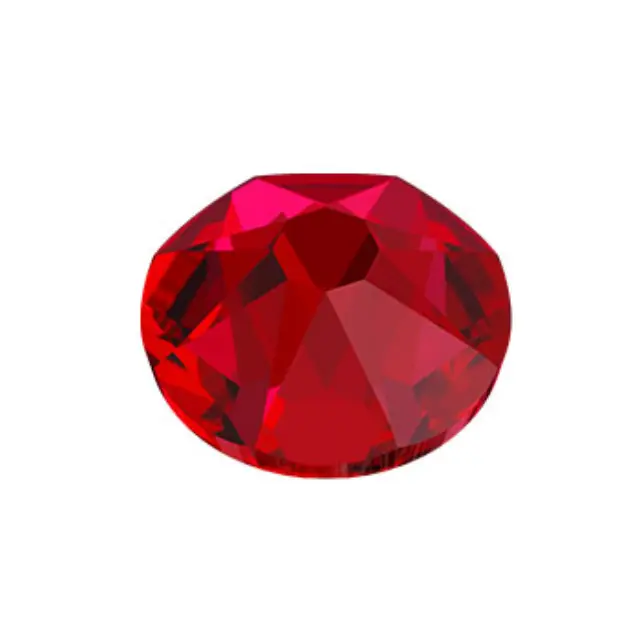 Swarovski 2088 GlueFix XIRIUS Scarlet SS30 Ø6.4x3mm ~24τεμ