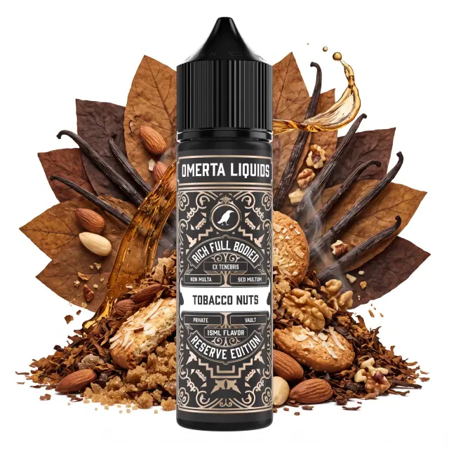 Reserve Tobacco Nuts 15ml (60ml) - Omerta Flavorshots