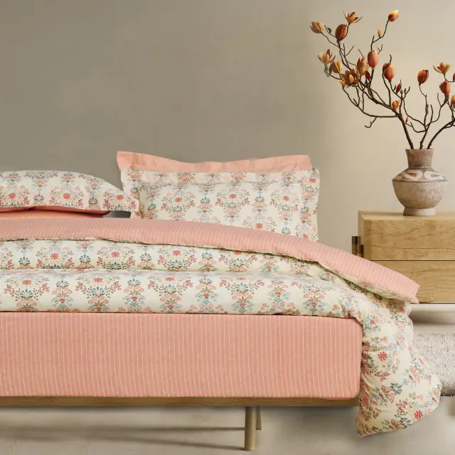 Das Home Σετ Σεντονια Μονα Με Λαστιχο Casual 5455 Multicolor Multicolor