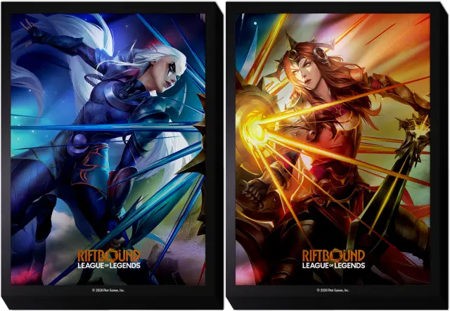 Riftbound: League of Legends TCG - Vendetta Art Sleeves: Kayle Vs Morgana