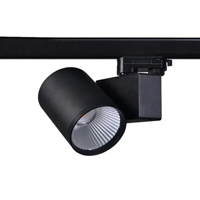 SAND BLACK LED ΦΩΤΙΣΤΙΚΟ ΡΑΓΑΣ 40W 3000K 3-PHASE 34° 4200LM 230V AC Ra80 5YRS / LISOR4030B4N