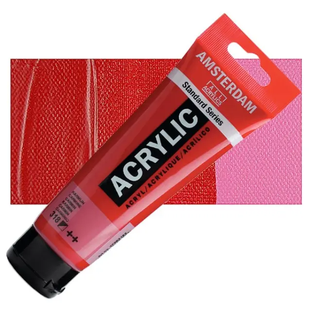 Ακρυλικό Talens Amsterdam 318 Carmine - 120ml