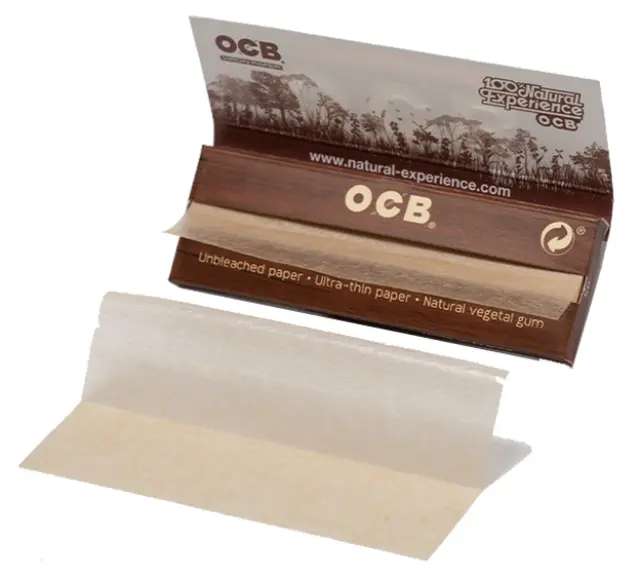 OCB Χαρτάκια - Unbleached Ακατέργαστο 50φ. - 1¼ 2