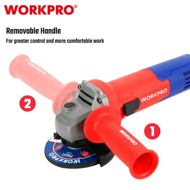 WORKPRO ΓΩΝΙΑΚΟΣ ΤΡΟΧΟΣ 800W Φ115mm WP472003 (PROFI) 2