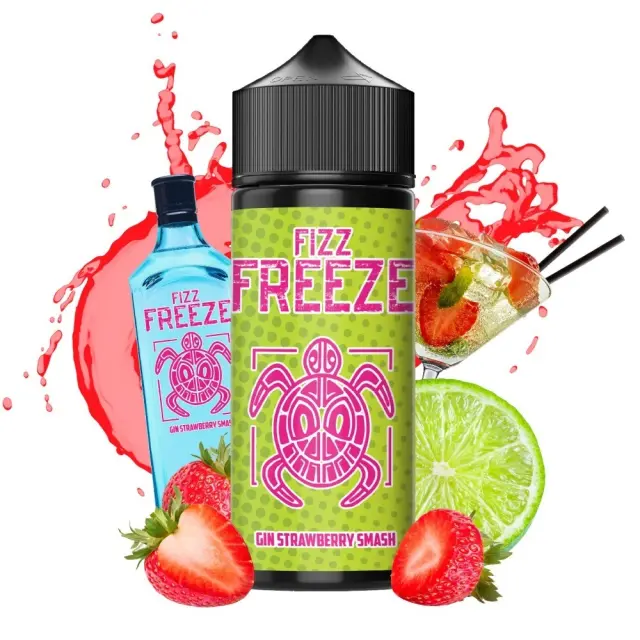 Gin Strawberry Smash 24ml (120ml) - Mad Juice