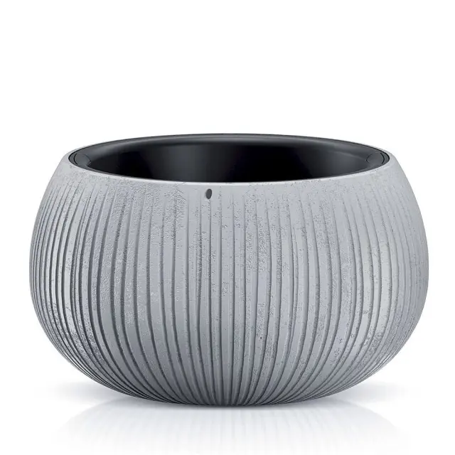 Κασπώ Beton Bowl Γκρι Πλαστικό Φ37x22cm
