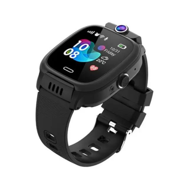 Children Smart Watch Y31 Παιδικό Smartwatch με GPS, Κλήσεις, SOS + Voice Chat Μαύρο