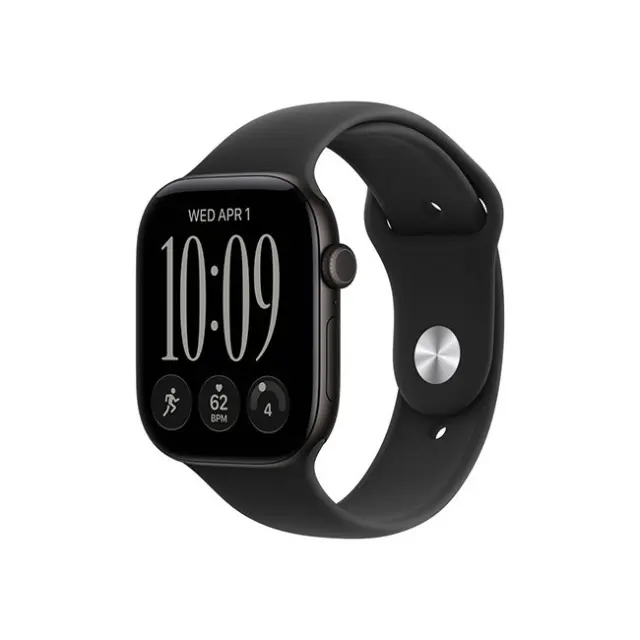 Apple Watch Series 12 GPS & Cellular 42mm Black Aluminium Case with Black Sport Band S/M 2
