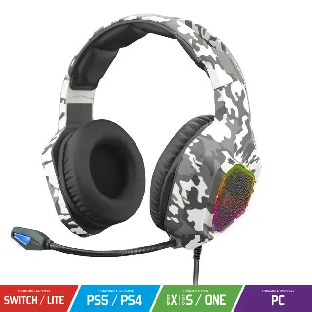 Spirit Of Gamer Elite H50 Wired Gaming Headset Arctic 2