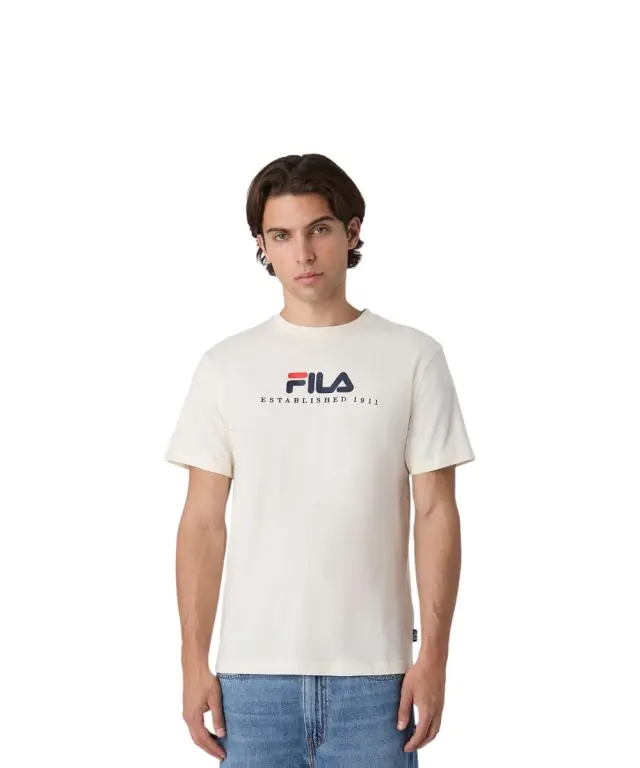Fila - Ανδρικό T-shirt Valsera FAU0225-10010 Εκρού