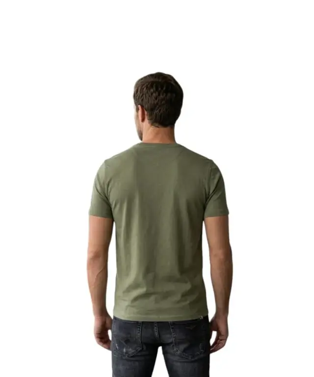 Aeronautica Militare - Ανδρική Κοντομάνικη Φανέλα SCOTI001J508-07001 Πράσινο 2