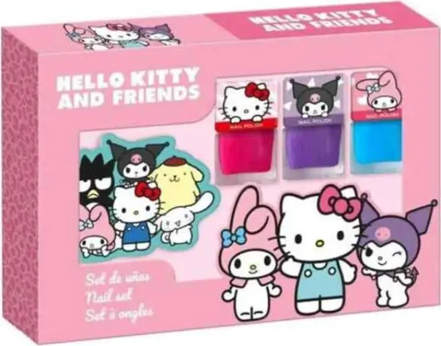 Hello Kitty & Friends Nail Set Παιδικό Σετ Περιποίησης Νυχιών