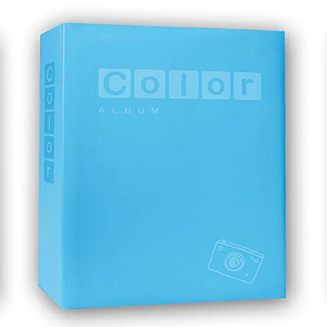 Άλμπουμ Color Γαλάζιο με θήκες μαύρες για 100 φωτογραφίες 10x15 color CL4610