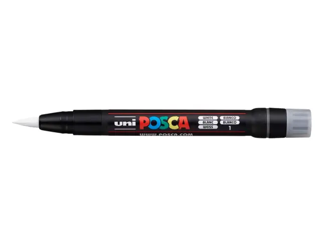 Μαρκαδόρος Σχεδίου Uni Posca PCF-350 με πάχος μύτης 1.0-10.0mm - WhitePCF-350(E) - AΣΠPO