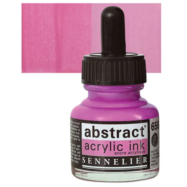 Sennelier Abstract Ακρυλικό Μελάνι 658 Quinacridone Pink - 30ml