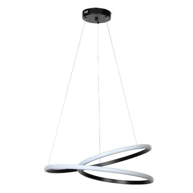 Φωτιστικό κρεμαστό Φ53 εκ. LED 55W 4000K μαύρο - GLOBOBOX C914/500 BK 3