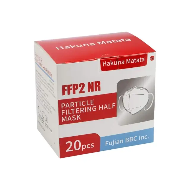 Μάσκα υψηλής προστασίας FFP2 NR 20 τεμάχια.