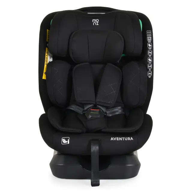 Moni Aventura Κάθισμα Αυτοκινήτου i-Size 40-150cm 0-36kg Black 2