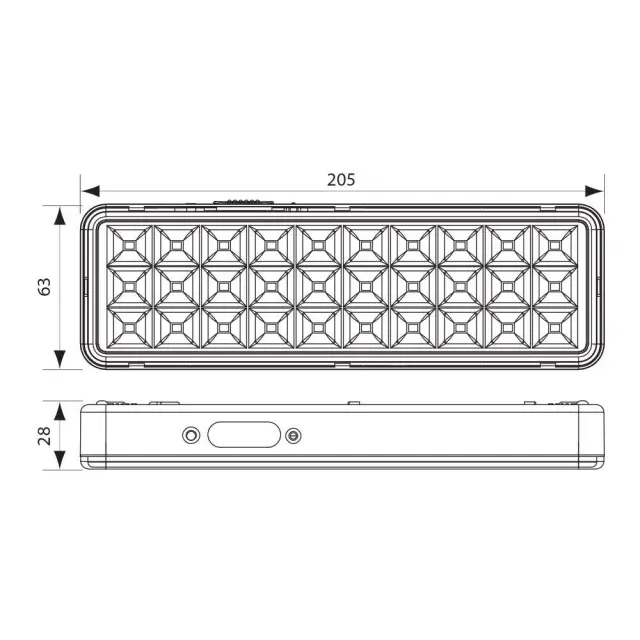 LED Φωτιστικό Ασφαλείας Racer EXIT 3Watt VIV004032 3