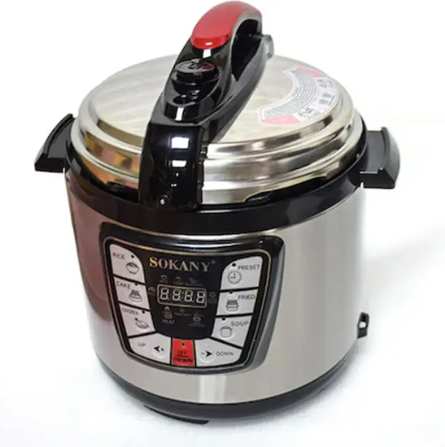 Sokany SK-2401 Πολυμάγειρας 1000W με Χωρητικότητα 6lt Ασημί 3