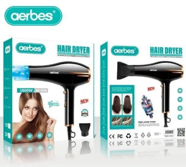 Aerbes Πιστολάκι Μαλλιών 3800W AB-CF05 2