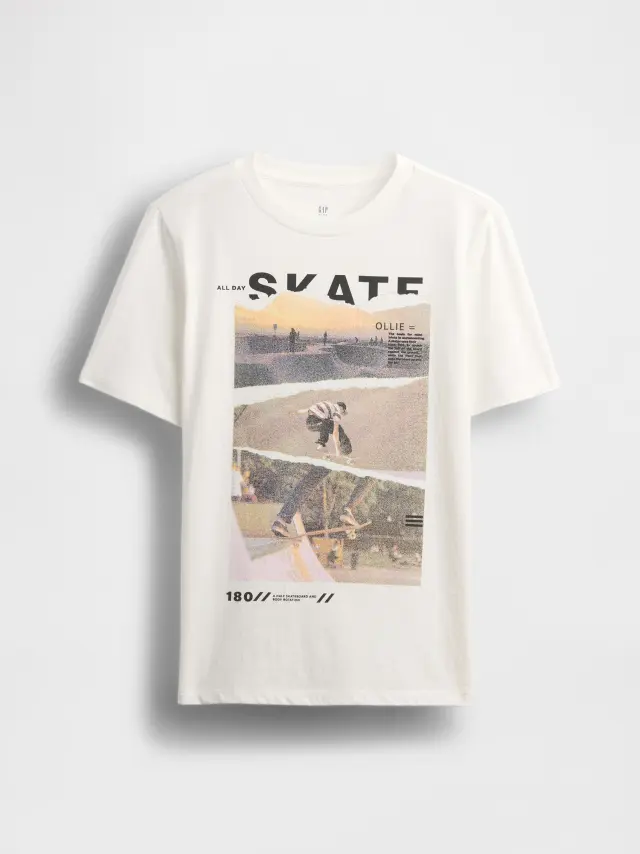 Παιδική Μπλούζα με Σχέδια Off white - XS