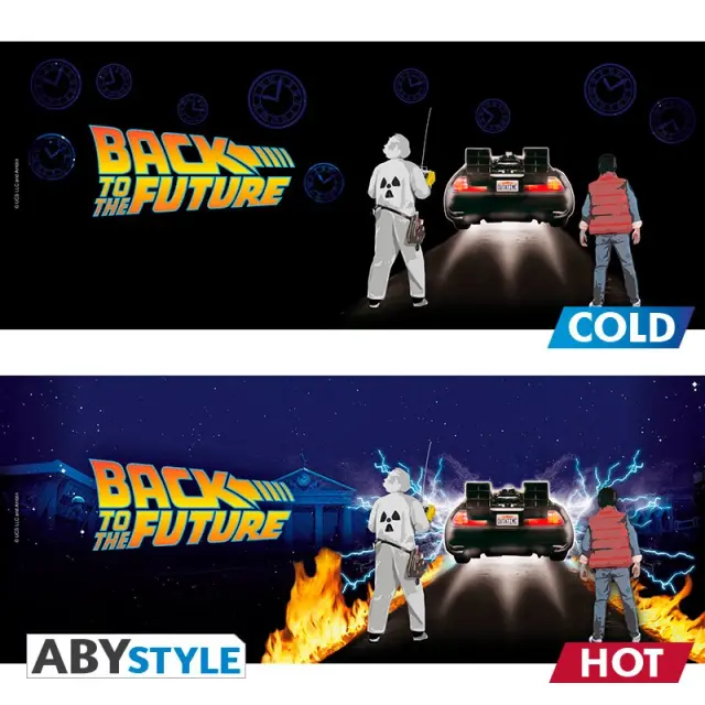ΚΟΥΠΑ BACK TO THE FUTURE - Mug Heat Change - 460 ml "Time Machine" ABYMUG875 3