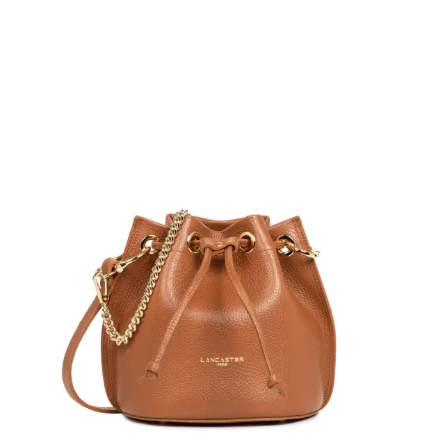 LANCASTER PARIS BUCKET BAGS (470-80-CAMEL)