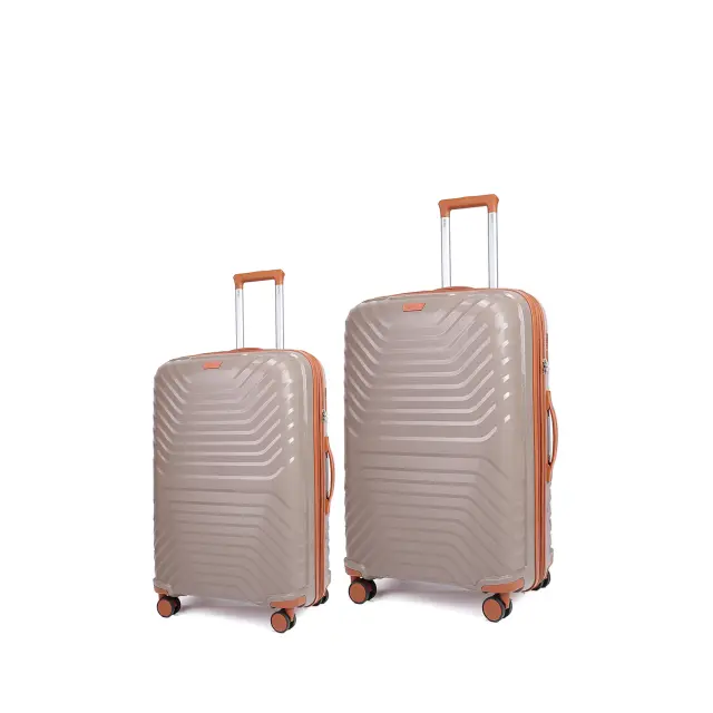 Σετ Βαλίτσες Cardinal 7000 καμπίνας μεσαία 56,5x24,5x37 cm + 66,5x27,5x45 cm μπεζ - One Size