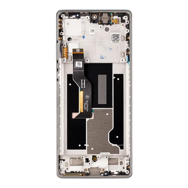 Motorola Edge 50 Fusion LCD Display + Touch Unit + Front Cover Marshmallow Blue (Service Pack) 2