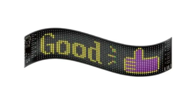 Arrango Εύκαμπτη LED RGB Πινακίδα για το αυτοκίνητο με σύνδεση Bluetooth LED Matrix Panel AT60635