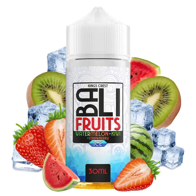 Kings Crest Bali Fruits Ice Watermelon Kiwi Strawberry 30ml/120ml Flavorshot