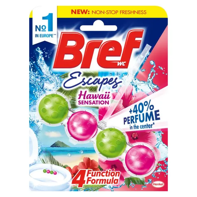 Αρωματικό Τουαλέτας BREF WC POWER ACTIV Hawaii 50g