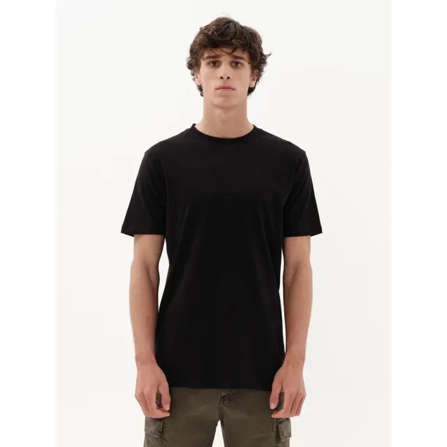 Emerson Men's S/S T-Shirt (231.EM33.122-Black) - Μαύρο - XXL