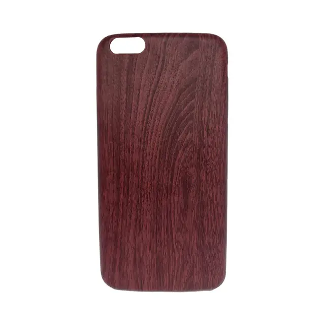 Θήκη Σιλικόνης Silicone Case Για Apple iPhone 6 Plus / 6s Plus Brown Wood