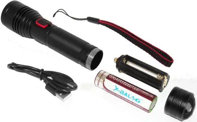 Επαναφορτιζόμενος φακός LED - P02-P50 - 251391 2