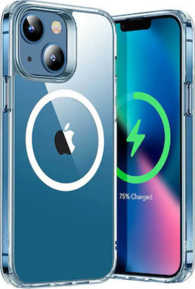 iPhone 13 Classic Hybrid Θήκη Διαφανής HaloLock συμβατή με MagsSafe, Clear