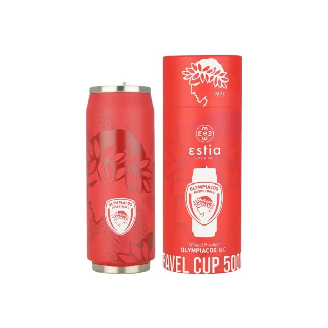 Estia Θερμός Travel Cup Save The Aegean 500ml Olympiakos Bc Edition