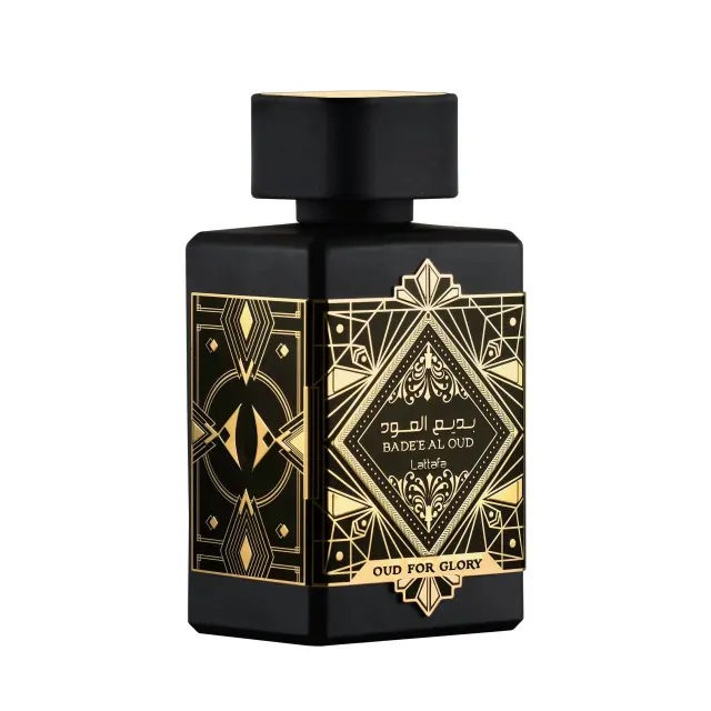 Lattafa Bade’e Al Oud Oud For Glory Eau De Parfum, Αραβικό Unisex Άρωμα με Σαφράν, Μοσχοκάρυδο, Λεβάντα και Μόσχο 100ml