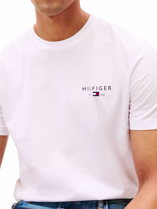 Tommy Hilfiger Ανδρικό T-shirt Λευκό Άσπρο 2