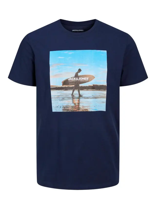 JJGEM TEE SS CREW NECK Navy Blazer